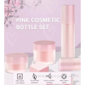 Wholesale Cosmetic Packaging Pink Lotion Bottle 120ml Skin Care Acrylic Pump Bottle